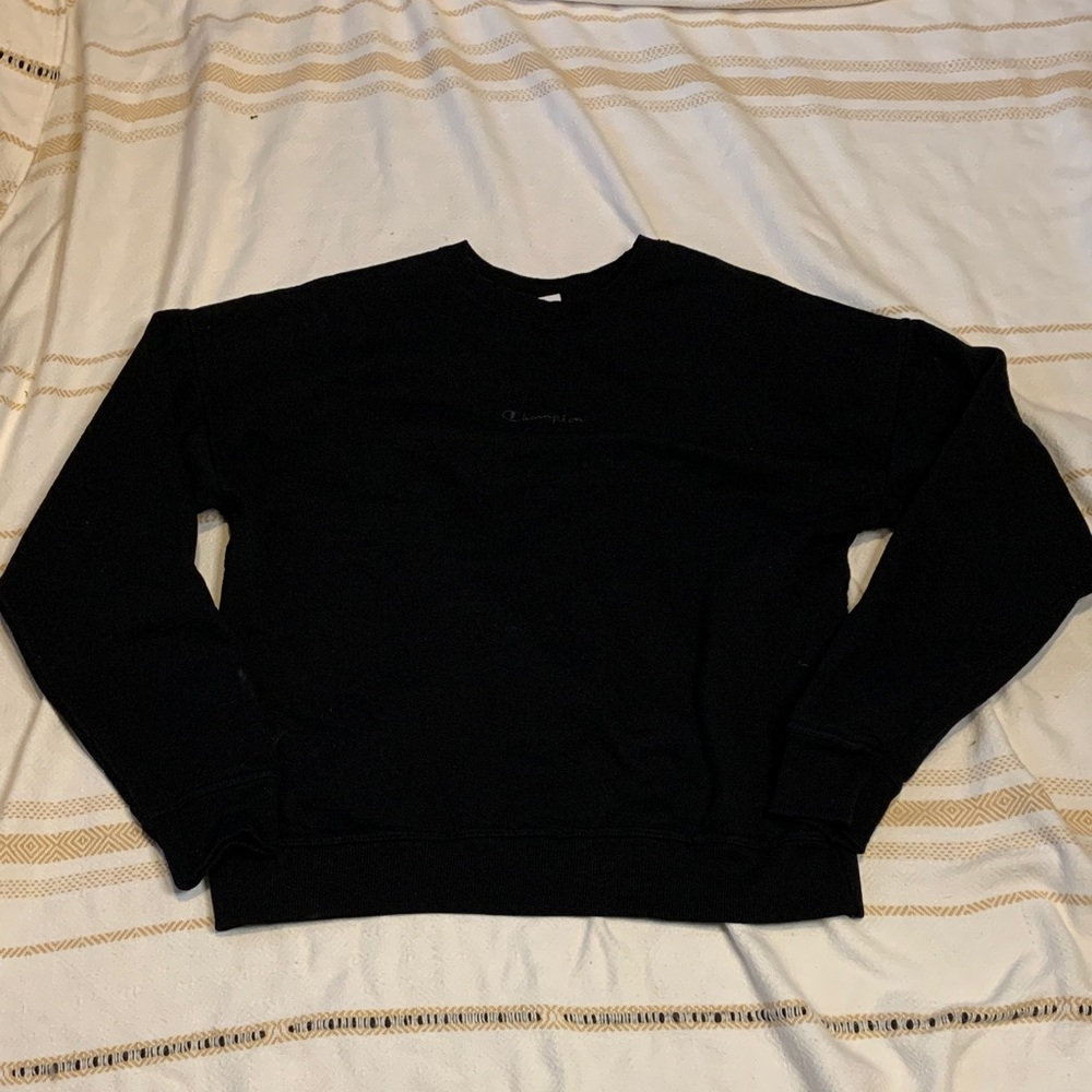Champion Reverse Weave Spellout Pullover Size Medium
